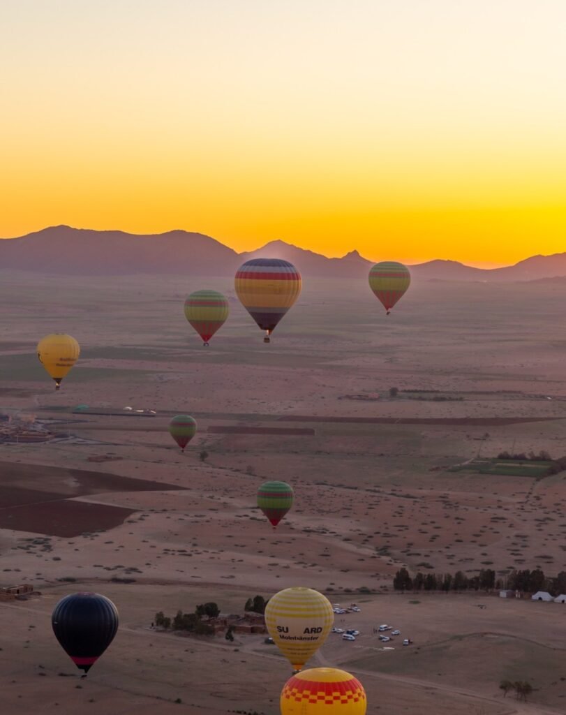 Vol en Montgolfière au lever du soleil